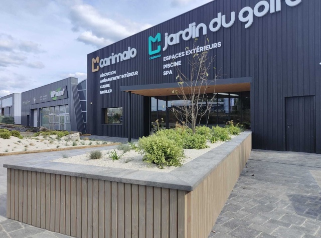 showroom CARIMALO JARDIN DU GOLFE - vue extérieur